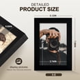 thumbnail image 2 of AEVETE 4x6 Picture Frames Black Set of 6, Wall and Tabletop Display for Home Office Decor, 2 of 7