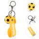 thumbnail image 1 of WEUVEB 2Ud Llavero Colgante Amarillo Con De De Fútbol Para Y Regalos Deportivos, 1 of 6