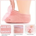 thumbnail image 6 of 4-Pair Baby Girls Socks, Non-Slip Grips for Babies Toddler, Ankle Socks for Girls, 6 of 6