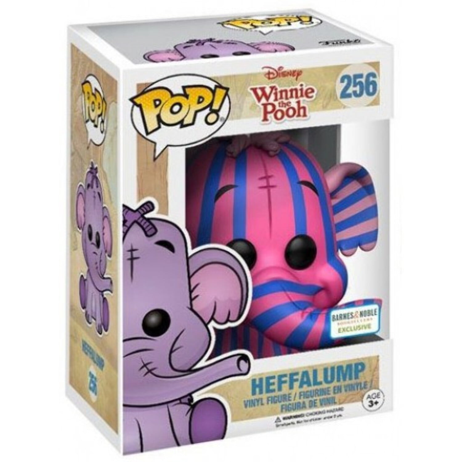 Winnie the Pooh w/ Stripes &amp; Noble Exclusive Funko Pop! Vinyl Figure #256 - Walmart.com