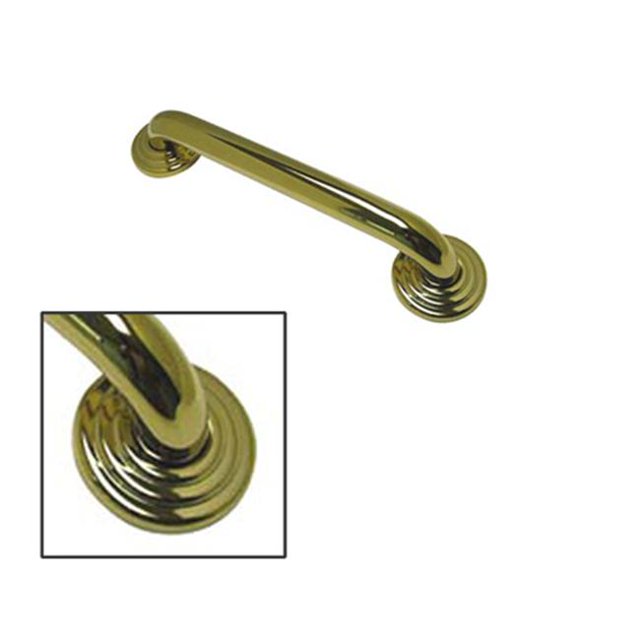 24 Inch Restoration Decor Grab Bar - Polished Brass