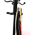 thumbnail image 2 of Perchero de madera Rawiri para corbatas, percha para corbatas y cinturones, organizador de armario y estante de almacenamiento con acabado de pinzas antideslizantes, 20 ganchos, organizador giratorio, 2 of 7