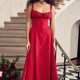 thumbnail image 3 of Fashion Print Bustier Sundress Drawstring Lace Sleeveless Dress for Women-eyzi, 3 of 5