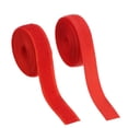 thumbnail image 1 of Cinta de gancho y bucle para coser Uxcell, 2 piezas de tiras de sujeción de nylon no adhesivas de 2 yardas rojas, 1 of 7