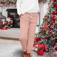 thumbnail image 2 of CHUMUD Womens Winter Sherpa Fleece Sweatpants Drawstring Waist Joggers Pants Thick Thermal Home Lounge Pants with 4-Pockets, 2 of 9