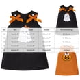 thumbnail image 4 of JFOPQVSM Girls Comfortable and Breathable Halloween Dress Cute Cartoon Embroidery Sleeveless Dress, 4 of 6