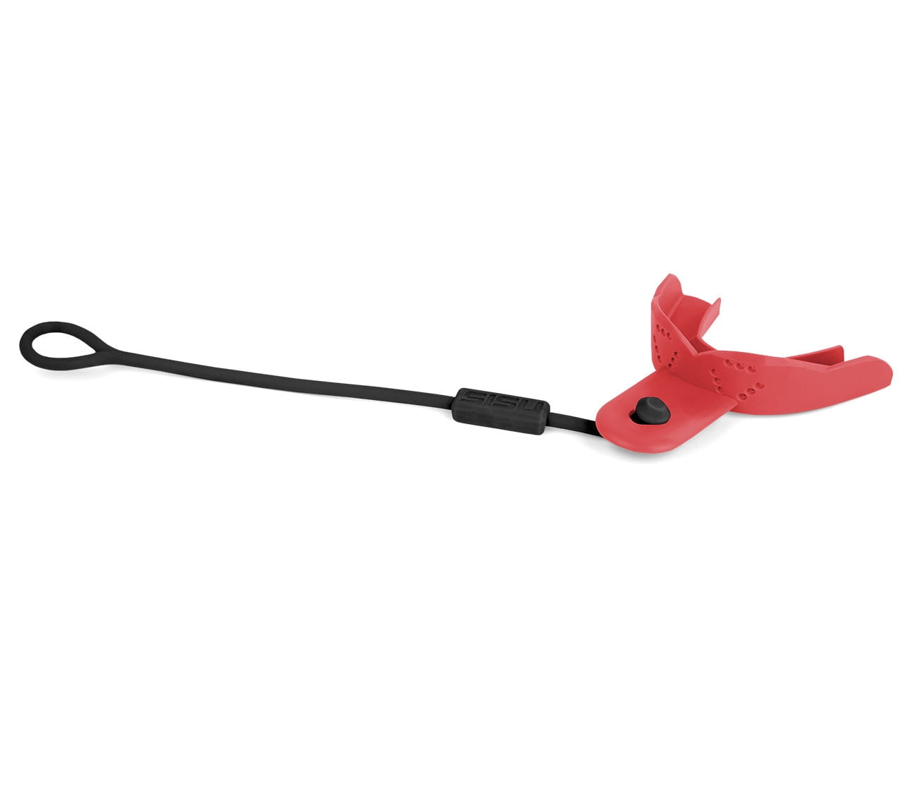 SISU Adult 2.0mm Thin Tether Mouthguard - Intense Red