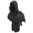thumbnail image 3 of Men and Women Solid Color Hooded Shawl Scarf Comfortable Fashion Scarves Long Shawl Winter Warm Soft Lightweight Loose Scarf, 3 of 6