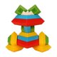 thumbnail image 4 of Bloques de construcción variados Torre Pirámide Bloques de construcción Niños Ensamblados Educación temprana Tesoro educativo Apilado Música Deformada Juguetes Luban, 4 of 5