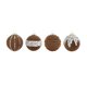 thumbnail image 5 of Adornos navideños, regalos navideños, 16 bolas navideñas de terciopelo flocadas, adornos navideños para árbol de Navidad, bolas de plástico, adornos colgantes decorativos navideños, decoración para ár, 5 of 8