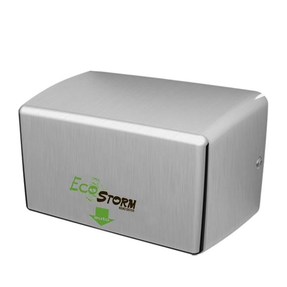 Palmer Fixture 110-120V EcoStorm Touchless High Speed Hand Dryer, Brushed Stainless Steel