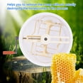thumbnail image 4 of Extractor de miel manual, extractor de abejas con marco manual de plástico de 2 marcos Extractor de miel de abejas construido para durar, 4 of 8