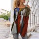 thumbnail image 2 of Camiseta de manga larga estampada con hombros descubiertos vintage a la moda para mujer Fridja czfsfas5848, 2 of 5