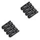 thumbnail image 1 of Yuarrent Accesorio de guitarra Diseño único Pieza de repuesto resistente Puentes resistentes al desgaste Sillines Niños Principiantes Negro 4 unids/set Negro 4 piezas/juego 2piezas Yuarrent CBP440846, 1 of 6