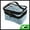 Sky Blue, variant on Unique Bargains 1 Pcs Double Layer Makeup Bag Cosmetic Travel Bag Case Make Up Bag Clear Bags Plaid Pattern White