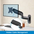 thumbnail image 5 of Single Monitor Wall Mount for 13 to 32 Inch Computer Screen, Gaming Monitor Wall Mount Arm Holds up to 17.6lbs, Height Adjustable Full Motion Wall Monitor Mount-VESA Mount 75x75,100x100, 5 of 5