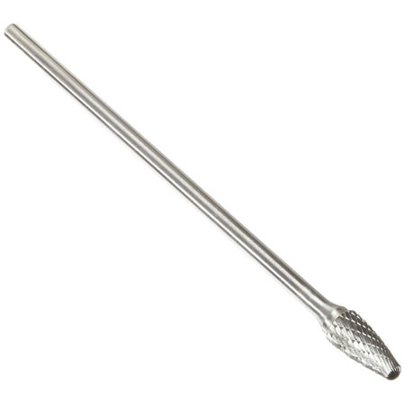 UPC: 0887861119726 | Drill America Tree Radius End Carbide Burr 1/4 Shank 6 OAL