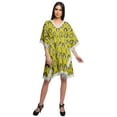 thumbnail image 3 of Moomaya Cutwork Lace Beach Kaftan For Women Printed Bikini Caftan Plus Size, 3 of 4