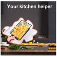thumbnail image 4 of sweethay Chips fritos Colador Cesta Colador Gadgets de acero inoxidable Utensilios de cocina antiadherentes Contenedor de filtro Tamiz Skimmer Type3 NO3, 4 of 6