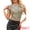 Brown, variant on Women's Leopard Print Tops Boat Neck Open Back Slim Fit Backless Top M Brown