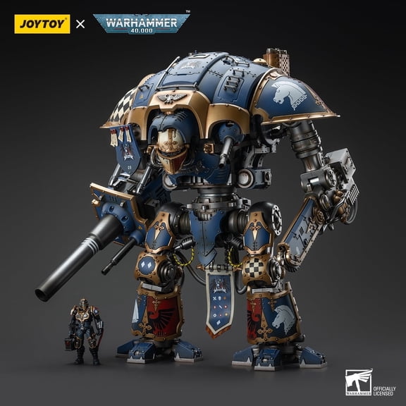JOYTOY Warhammer 40k 1/18 Action Figure Imperial Knights House Terryn Knight Paladin 21in Mecha Joy Toy Collection Model