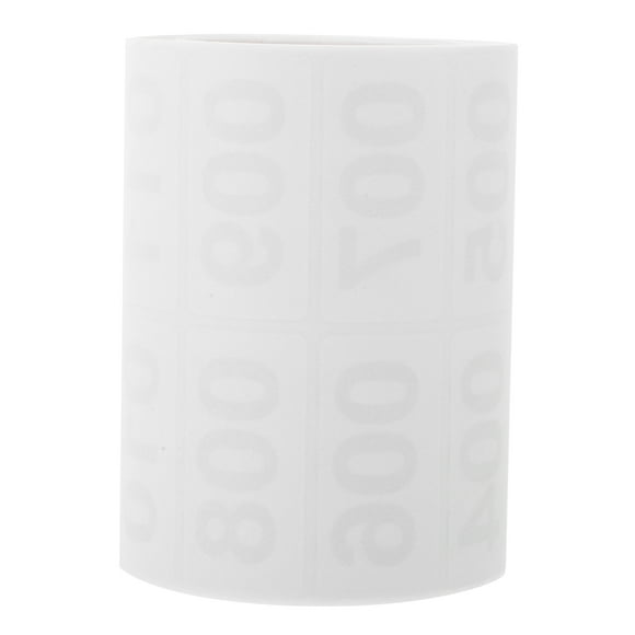 MasteelfCA 1 Roll Practical Number Stickers Warehouse Label Sticker Simple Number Paster
