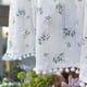 thumbnail image 4 of Cortinas de algodón coreano con diseño de margaritas y bolsillos para la calle, con borlas florales para cocina, dormitorio, sala de estar, ventana salediza, cortina para gabinete, 4 of 5