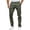 Army Green-1, variant on Men's Pants with Pocket Loose Fit Pleated Casual Pants Dress Work Trousers Slacks Workout Jogging Sweatpants Army Green-1 S
