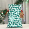 thumbnail image 5 of Naloa Green Baseball Drawstring Christmas Bags, 3D Xmas Gift Bags, Christmas Wrapping Bags, Xmas Goodie Bags, Treat Pouch Bags, Party Favor Bags-Small, 5 of 9