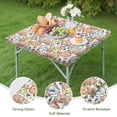 thumbnail image 4 of Colorful Cute Sports Balls Pattern Square Fitted Tablecloth with Elastic Edge,Square Table Cover,Washable Elastic Table Cover for Home Kitchen Party Decor 36"x36", 4 of 6