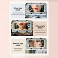 thumbnail image 6 of Momihoom New White Led Car Makeup Mirror Touch Dimming Three-Color Light Source Mirror Hd Car Sun Visor Rearview Mirror, 6 of 9