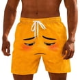 thumbnail image 2 of XINPING Men's Big Swim Trunks 4xl Loose Fit Solid Color Quick Dry Pool Swimming Trunks with Pockets Upf 50+ Sun Protection Beach Wear, 2 of 5