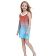 thumbnail image 4 of HVOBTTY Toddler's Soft Sport T-Shirt Dresses, Summer Dresses for Kid Girls' Comfy Casual Solid Color Open Back Sleeveless Strappy Pocket A-line Hem Versatile Daily Dresses Watermelon Red, 5-6 Years, 4 of 4
