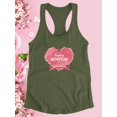 thumbnail image 3 of Mothers Day Watercolor Pink Racerback Tank Women -Image by Shutterstock, Female x-Small, 3 of 4