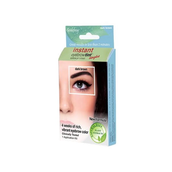 Godefroy Instant Eyebrow Tint Dark Brown Single Application