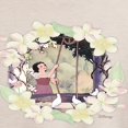 thumbnail image 3 of Disney Snow White & The Seven Dwarfs - Peek Through The Flowers - Women's Oversized T-Shirt, 3 of 5
