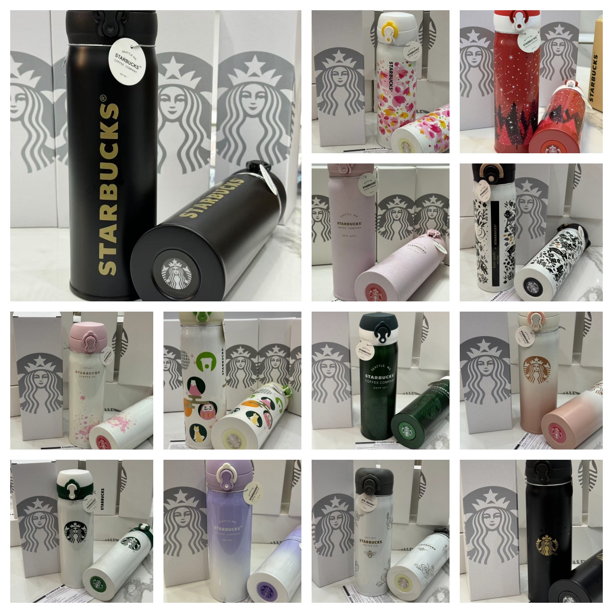 Starbucks Gradient Color 304 Stainless Steel Insulated Water