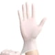 thumbnail image 1 of Guantes Básicos De Nitrilo Para Exámenes 5,5 Resistentes Con Polvo Guantes Desechables Limpios Blancos 100 Unidades, 1 of 8