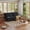 Black, variant on LLappuil 71" Corduroy Futon Convertible Sofa Bed, Loveseat Sleeper Sofa Couch for Living Room Apartment Green