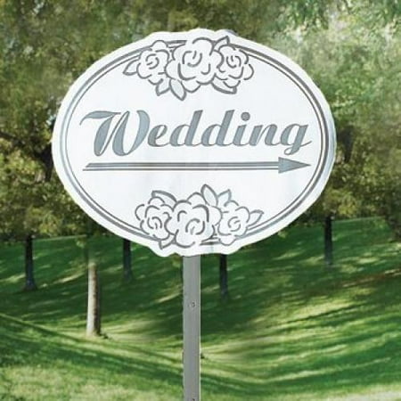 Fun Express - Cardboard Wedding Yard Sign