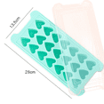 thumbnail image 2 of Divertidas bandejas de cubitos de hielo de silicona para hacer cubitos de hielo en forma de corazón, molde de cubitos de hielo de fácil liberación para cócteles, whisky, 2 of 5