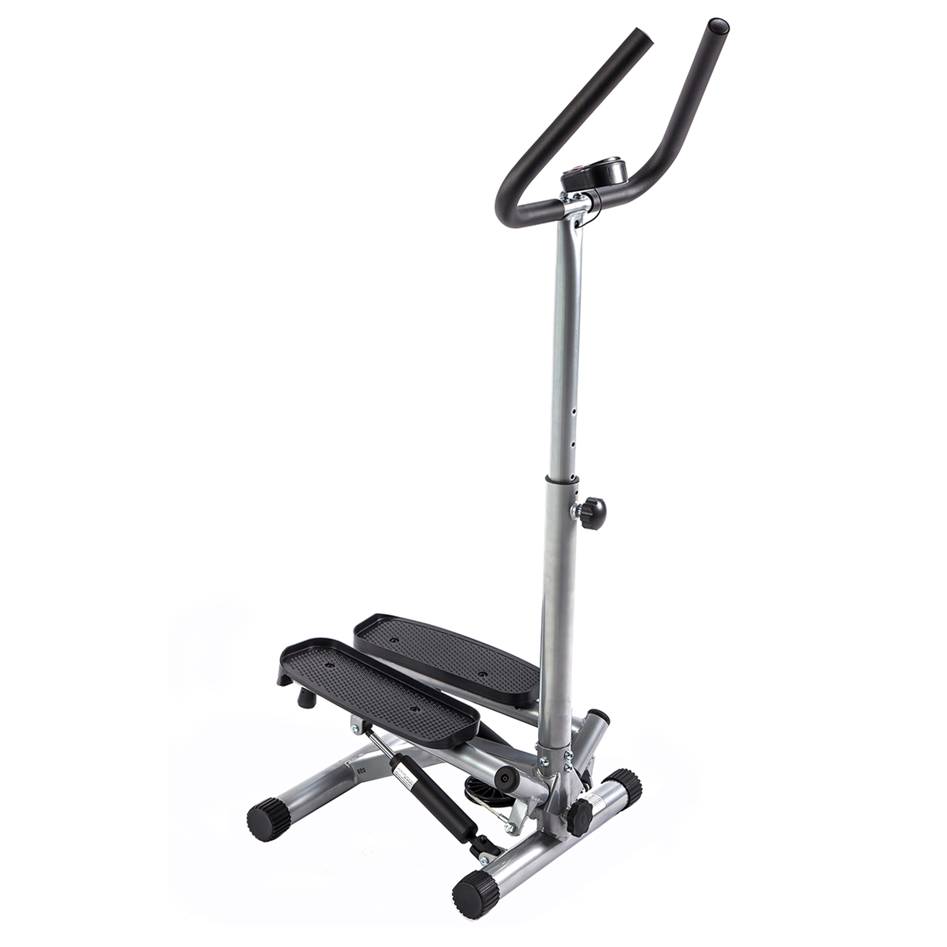 Sunny Health & Fitness Twist Stair Stepper Machine with Handlebar for Total Body Toning and LCD Monitor, NO. 059 - image 3 of 12