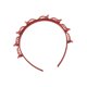 thumbnail image 1 of Sonducket Diadema Unisex Alice para hombre y mujer, banda deportiva para el pelo, aro de Metal, flequillo doble, horquilla para el pelo, accesorio para el Accesorio para el cabello Escarlata, 1 of 1