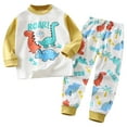 thumbnail image 1 of Ensemble de Pyjama à Manches Longues Confortable pour Tout-Petits et Enfants, Tenue de Nuit Douillette, 1 of 2