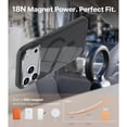 thumbnail image 5 of Allytechgroup for iPhone 15 Pro Protective Back Cover Case, Magnetic Shock-Absorbent Suppoort Wireless Charging Lightweight & Non-Slip Shockproof Protective Bumper for Women Men, Black, 5 of 7