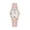 Pink -AN16, variant on Resicozy Women's Leather Strap Watches Round Dial Classic Business Casual Ladies Wrist Watch Black