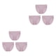 thumbnail image 3 of Sonducket Bragas de seda de morera de 3 piezas, ropa interior de tiro medio, lencería, calzoncillos cómodos, sin costuras, para mujer, gris L gris rosa L 2Conjunto, 3 of 6