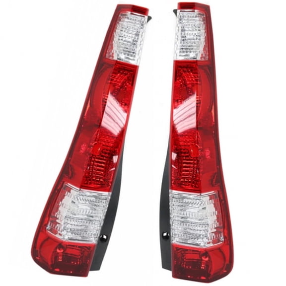 For Honda CR-V 2005 2006 Tail Light Driver and Passenger Side | Pair | Clear and Red Lens | Replacement For HO2818139, HO2819139 | 33551-SCA-A11, 33501-SCA-A11