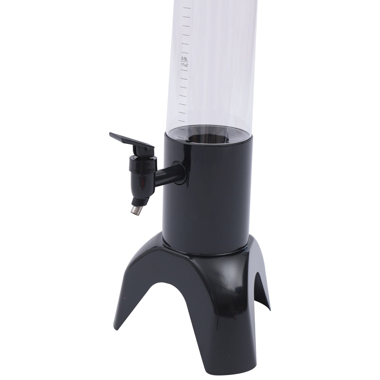 Beer Tower Dispenser 3L/101 Ounce Drink Beverage Dispenser w Individual Ice  Tube