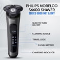 thumbnail image 4 of Philips Afeitadoras Eléctricas para Hombres, Afeitadora Eléctrica Recargable en Seco/Húmedo con Tecnología SenseIQ, Afeitadoras Eléctricas Inalámbricas para Hombres con Recortadora Pop-up, Estuche de, 4 of 5